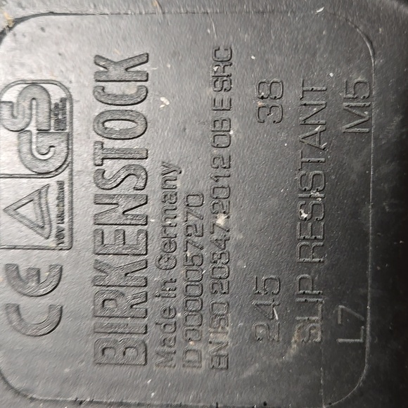 Birkenstock Slip Resistant Work Clog Mule Unisex Cork Footbed Womens Size 7 38 - Picture 5 of 7